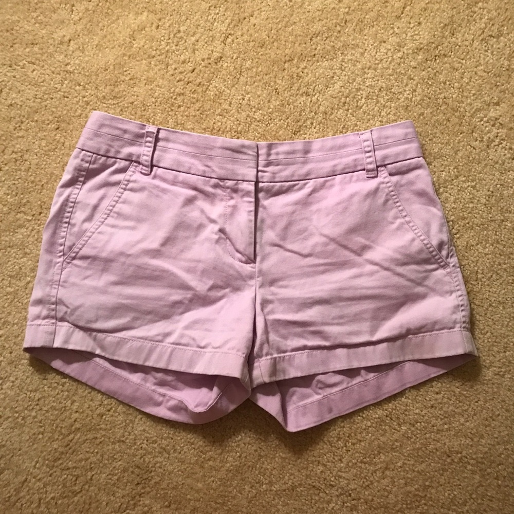 Jcrew lilac chino shorts